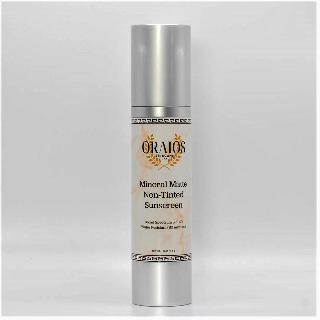 Mineral Matte Non Tinted Sunscreen SPF 40 (Natural)