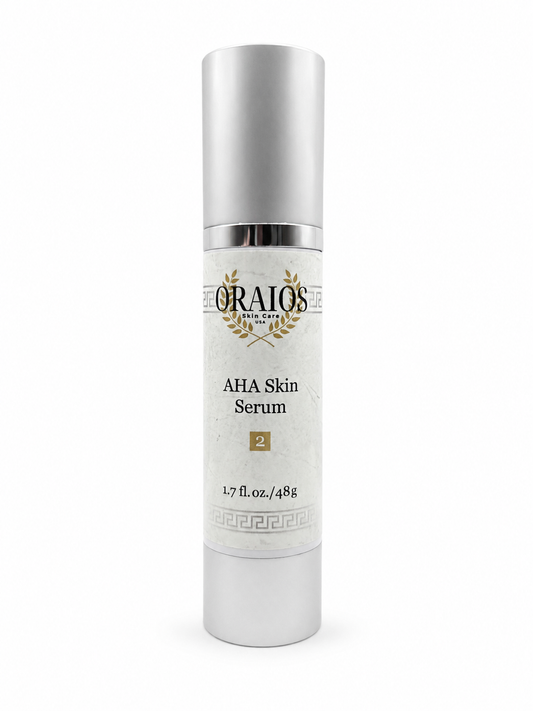 AHA Skin Serum (Vegan/Therapeutic) on a clean white background