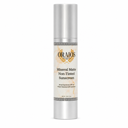 Mineral Matte Non Tinted Sunscreen  SPF 40 (Natural) on a clean white background