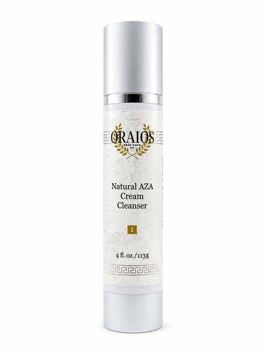 Natural AZA Cream Cleanser (Natural) on a clean white background