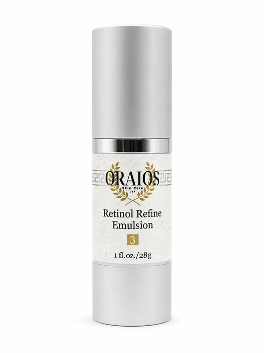 Retinol Refine Emulsion (Vegan) on a clean white background